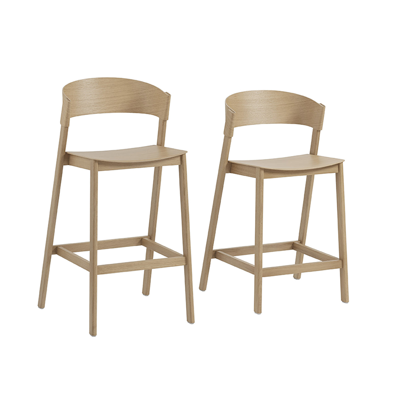 Cover Bar + Counter Stool: Oak