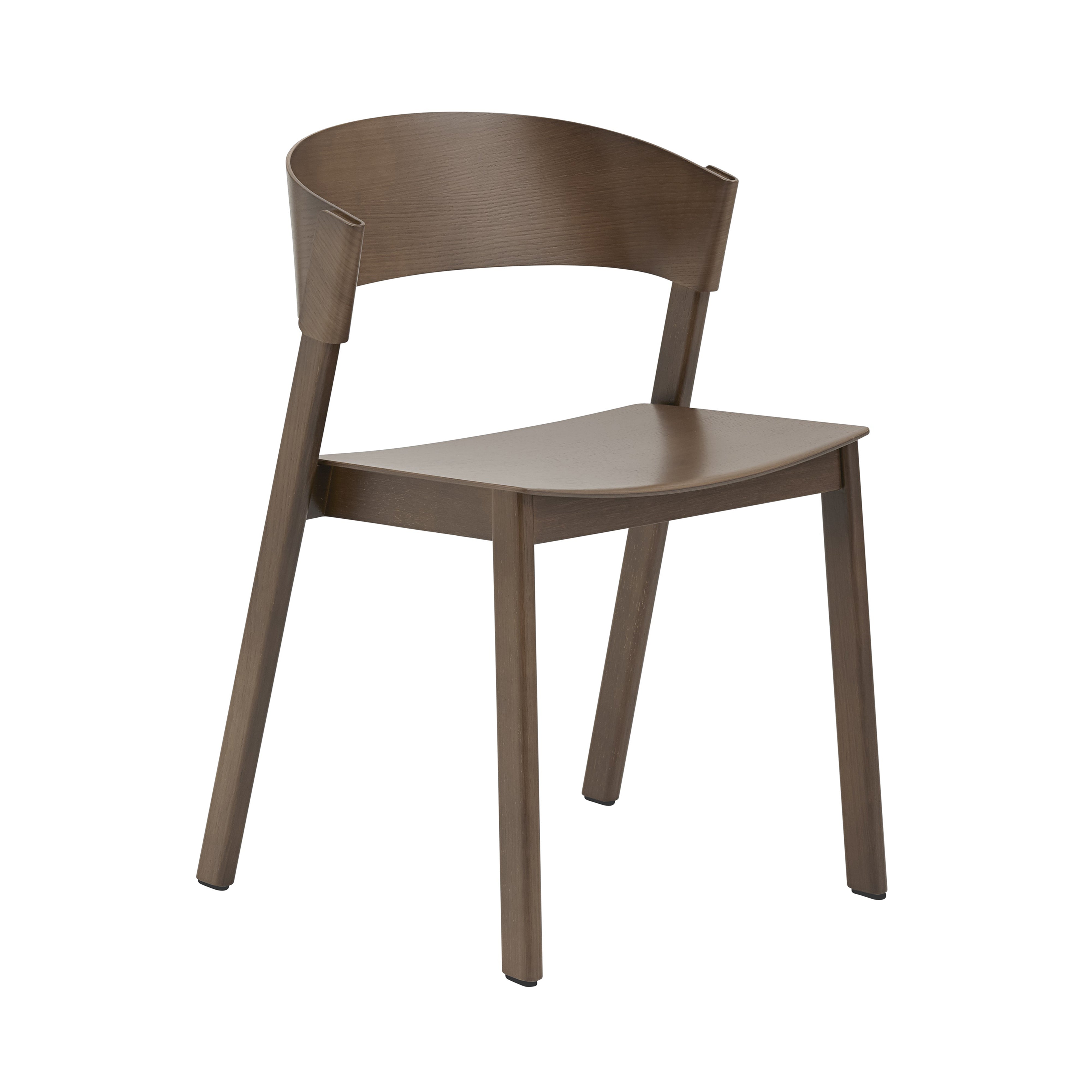Cover Side Chair: Stained Dark Brown