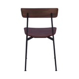 Crawford Dining Chair W: Dark Brown Oak