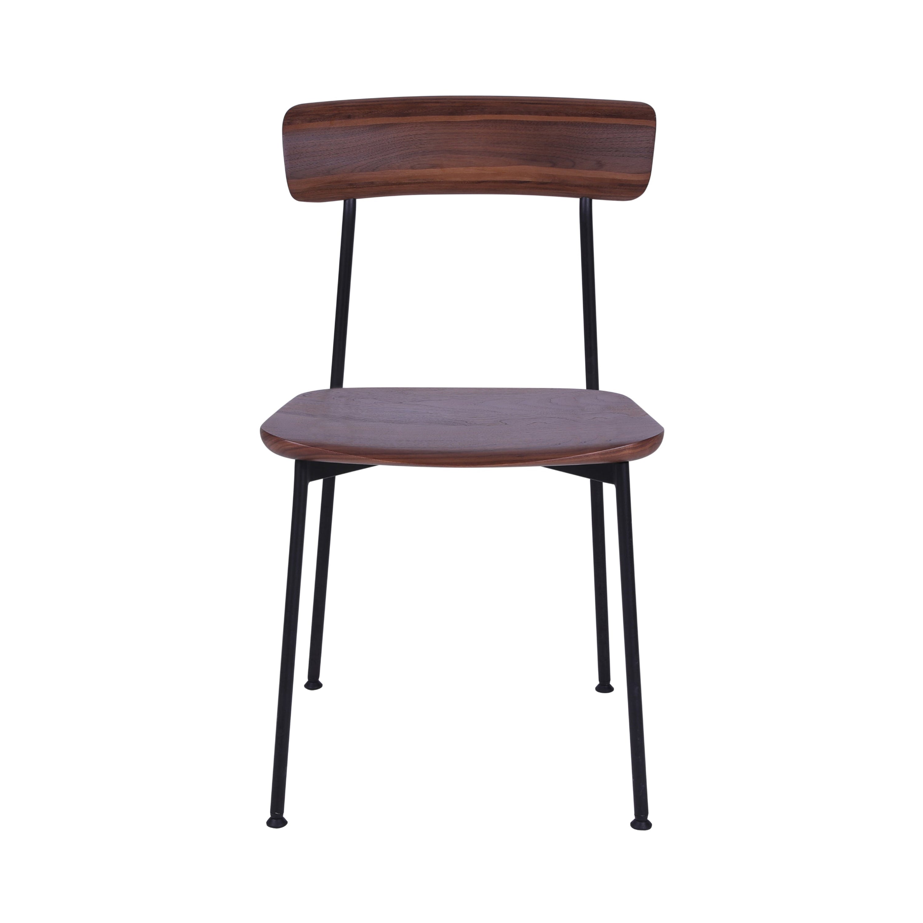 Crawford Dining Chair W: Dark Brown Oak