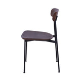 Crawford Dining Chair W: Dark Brown Oak