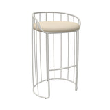Tonella Bar + Counter Stool: Bar + Gris Seda Matt Lacquered