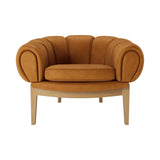 Croissant Lounge Chair: Solid Oak