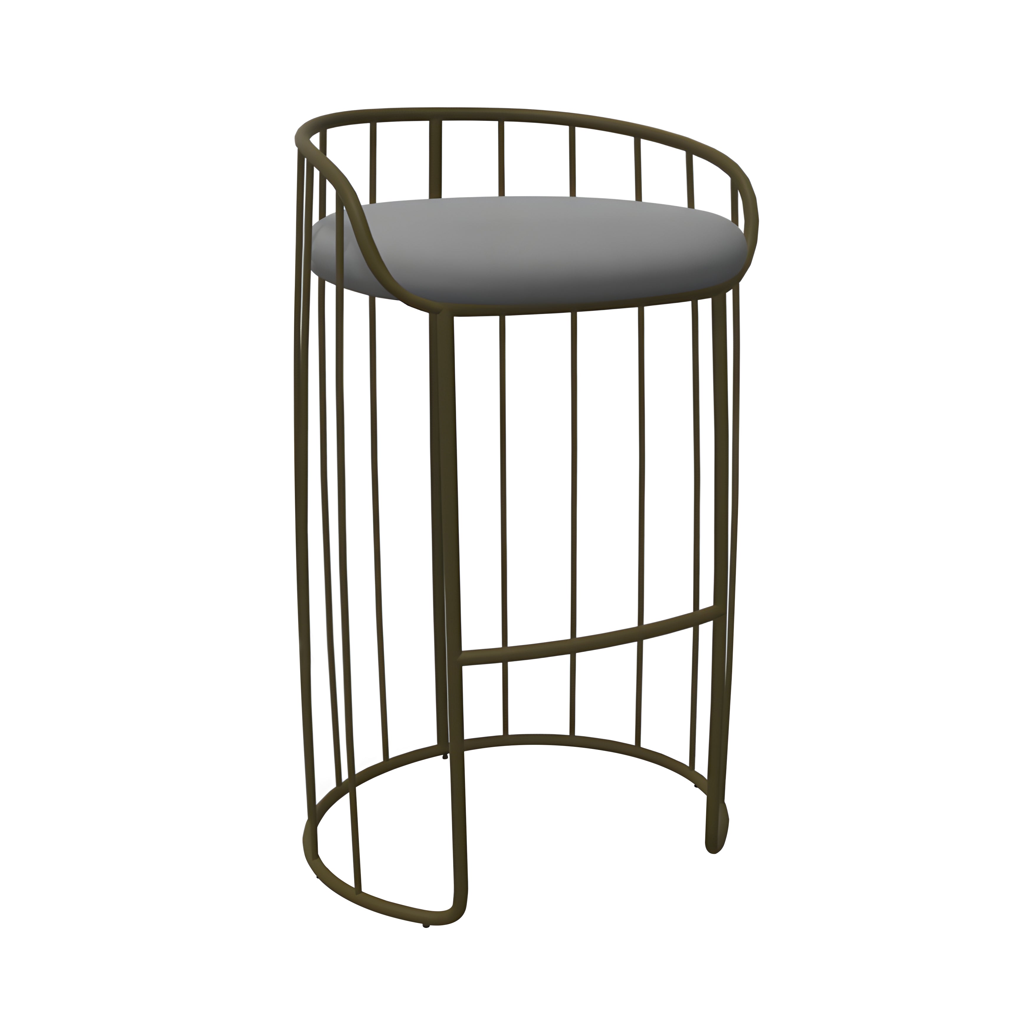 Tonella Bar + Counter Stool: Bar + Curry Matt Lacquered