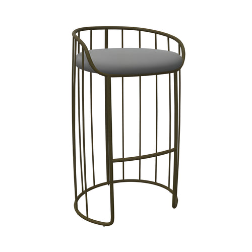 Tonella Bar + Counter Stool: Bar + Curry Matt Lacquered