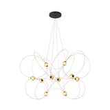 Munari 10 Pendant Lamp: Gold