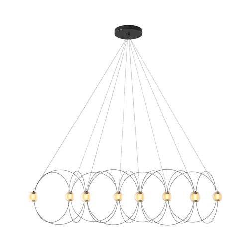 Munari 8 Pendant Lamp: Black