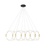 Munari 8 Pendant Lamp: Gold