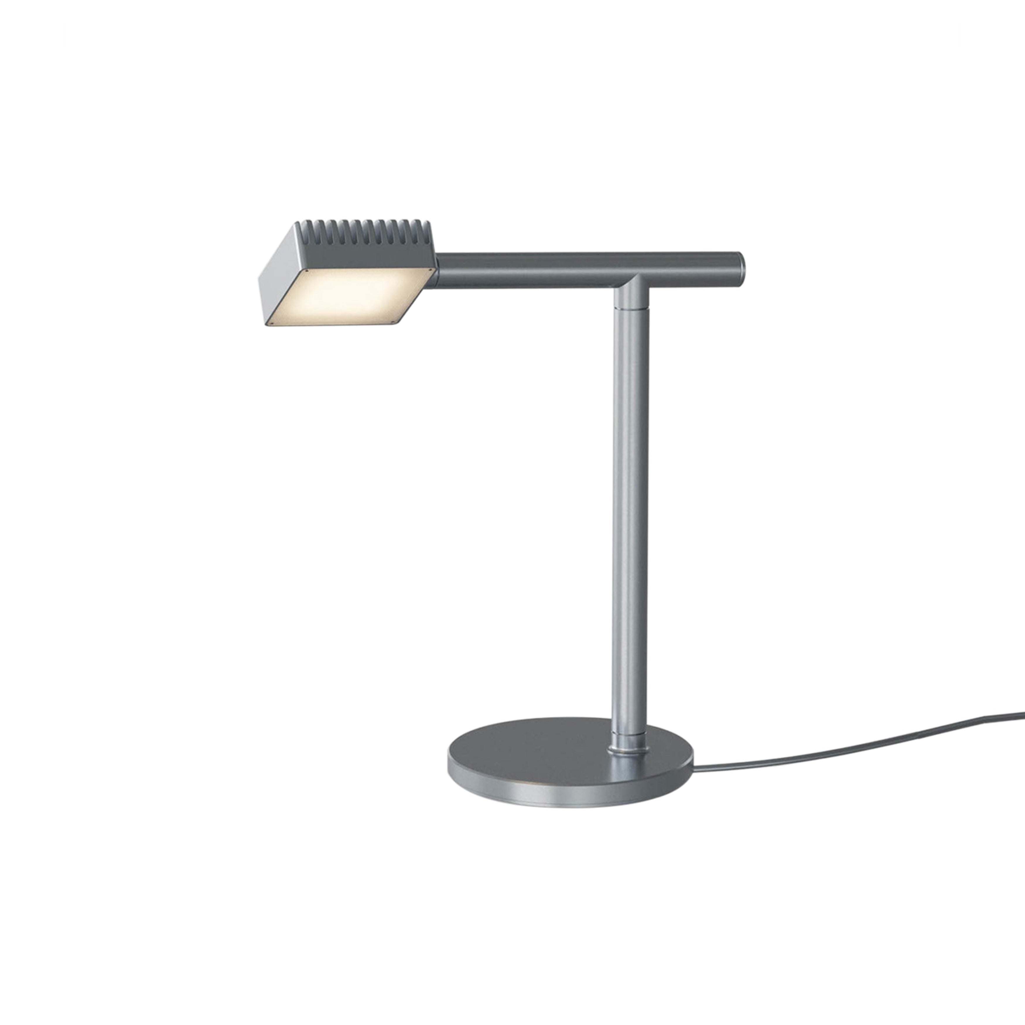 Dorval 02 Table Lamp: Aluminum + Aluminum