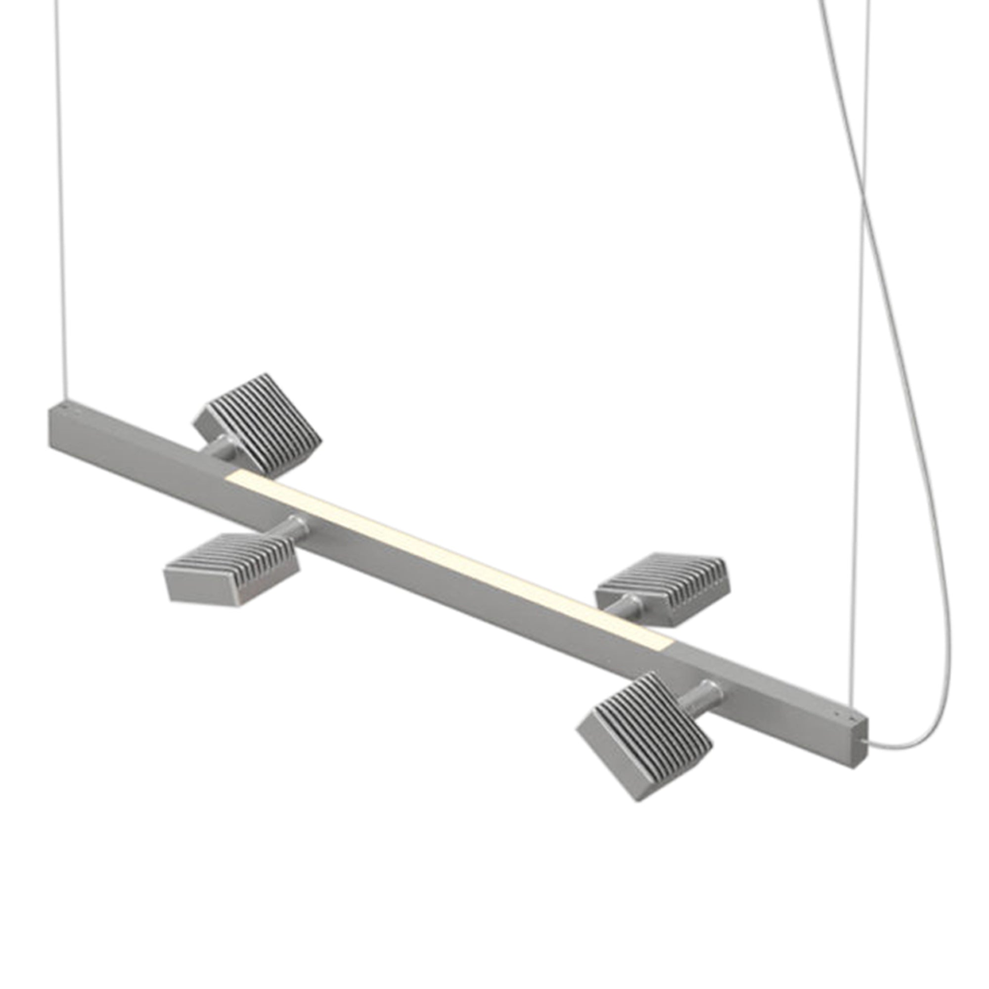 Dorval 05 Suspension Lamp with Uplight: 4 Heads + Large - 96.1