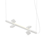 Dorval 05 Suspension Lamp with Uplight: 4 Heads + Small - 48.3