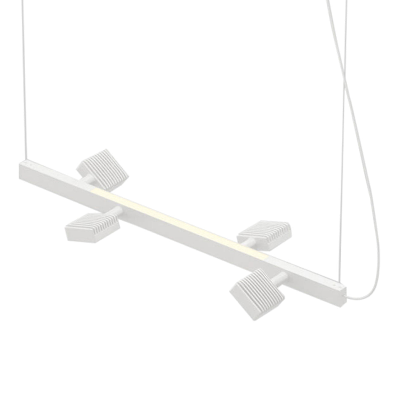 Dorval 05 Suspension Lamp with Uplight: 4 Heads + Large - 96.1