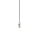 Dot Suspension Lamp: White + White