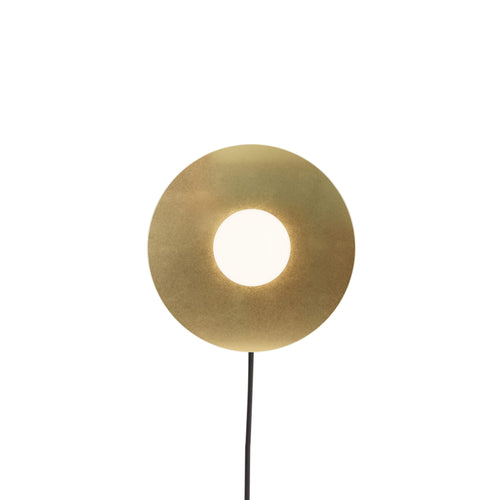 Dot Wall Lamp: Brass