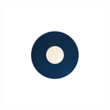 Dot Wall Lamp: Hardwire + Textured Midnight Blue