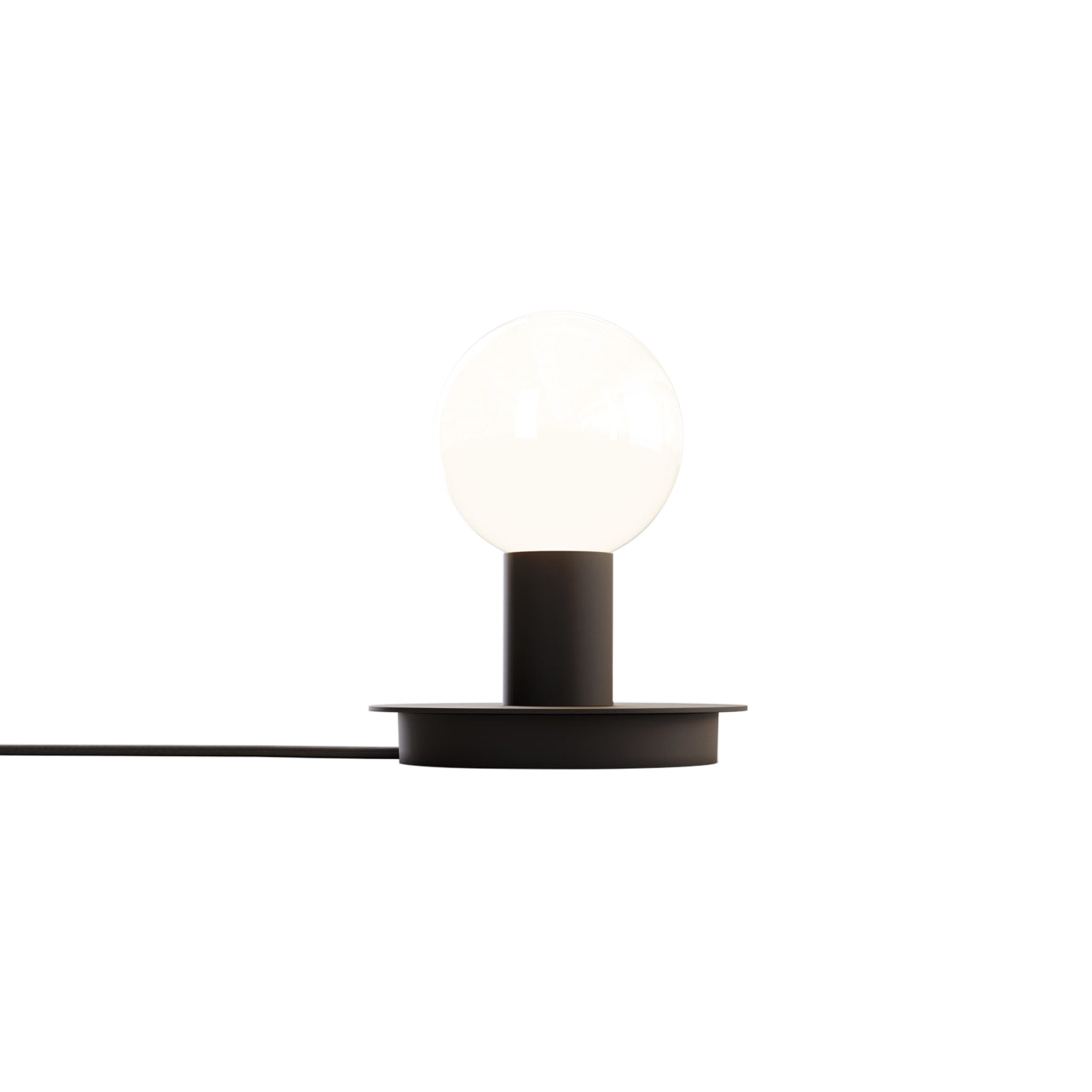 Dot Table Lamp: Black + Black