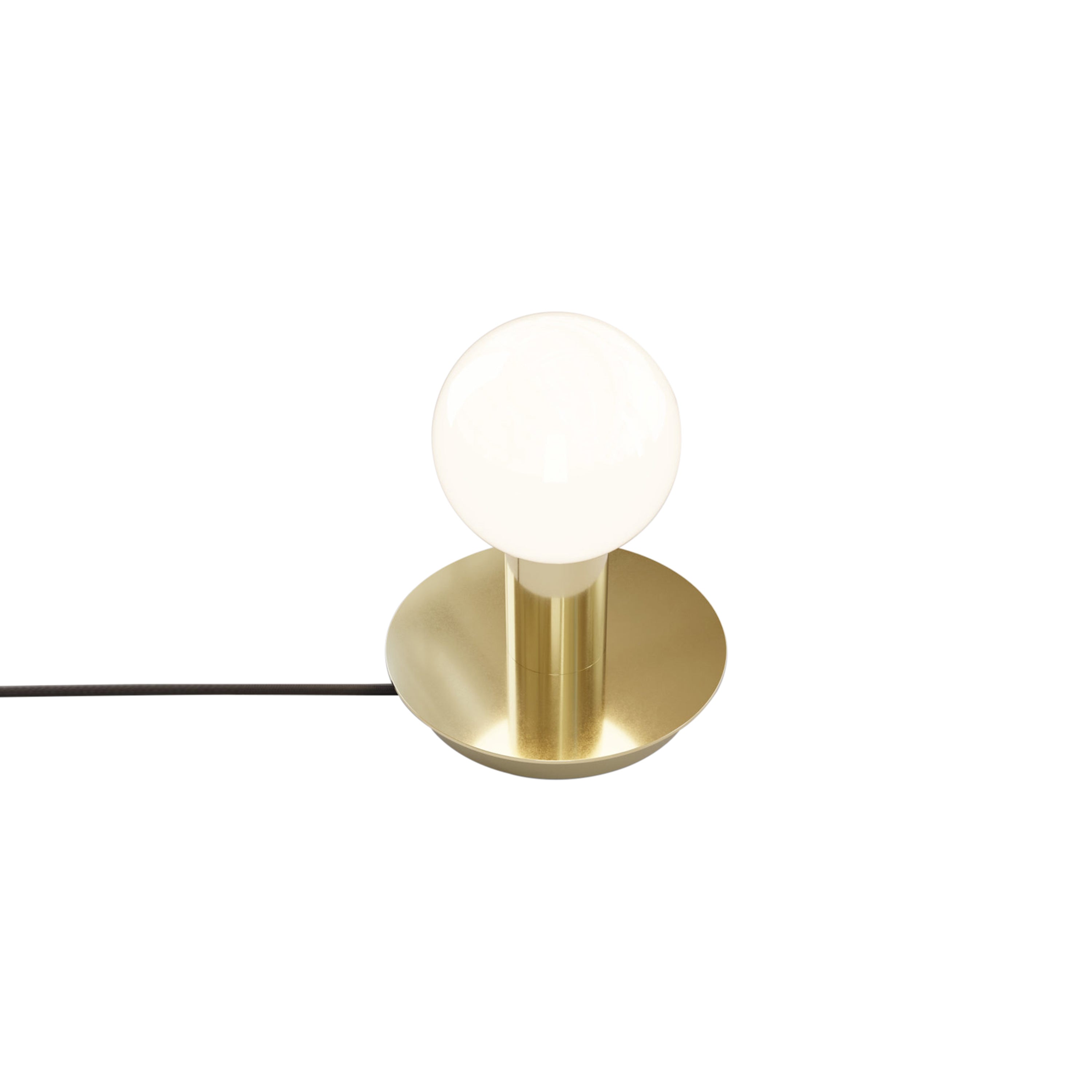 Dot Table Lamp: Brass + Black