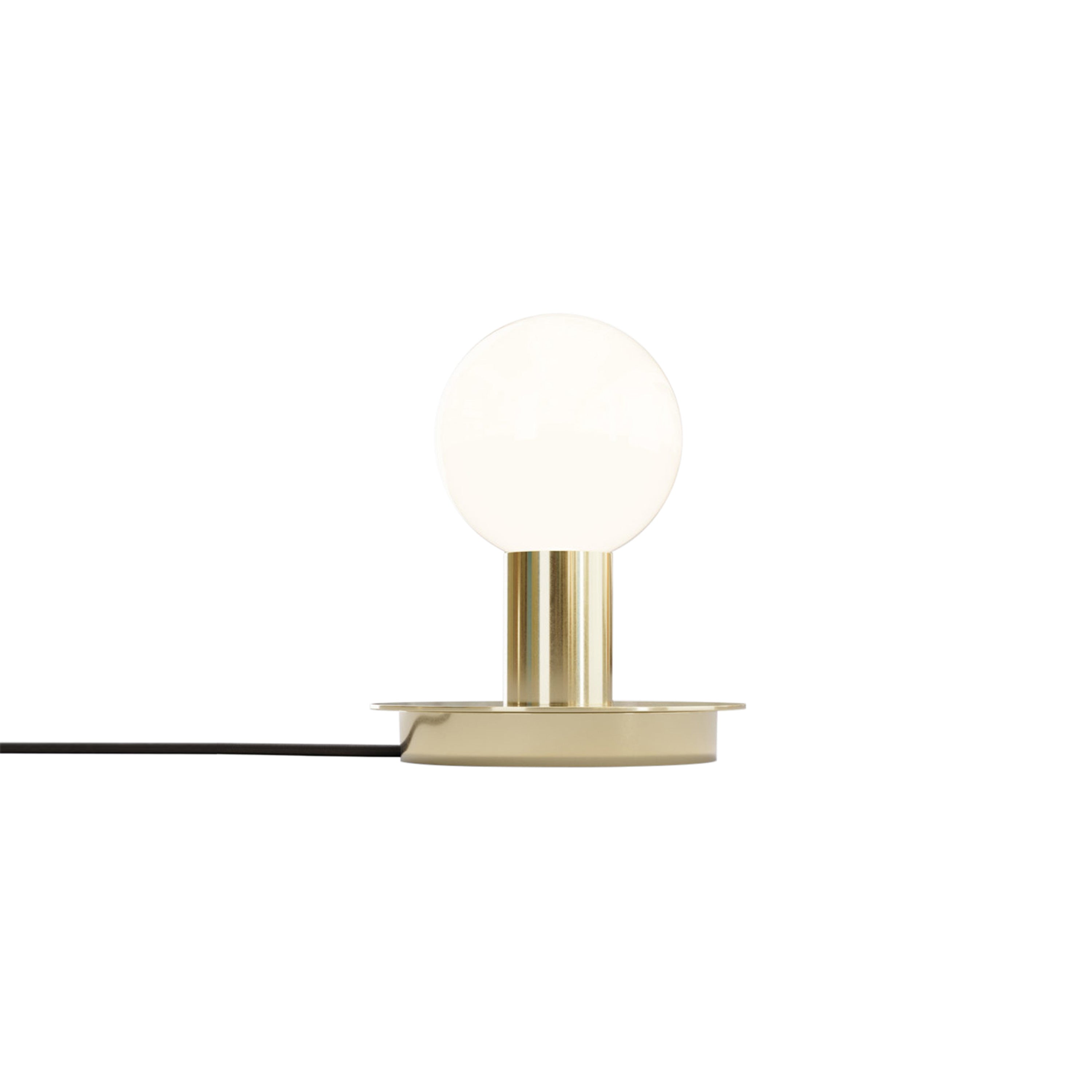 Dot Table Lamp: Brass + Black