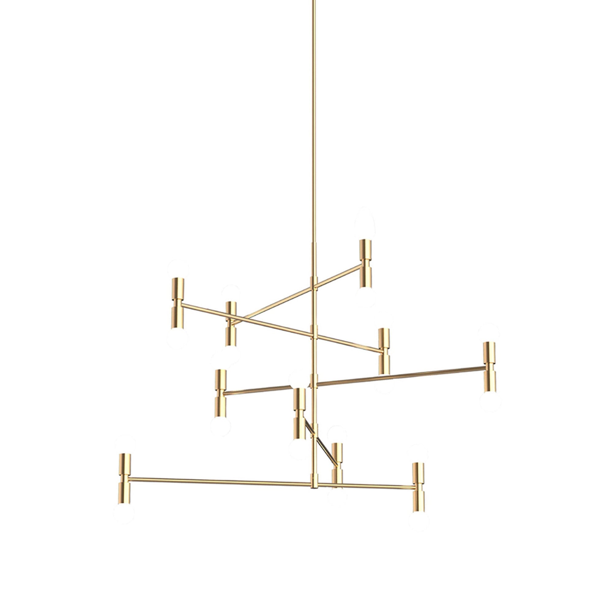 Dot 14 Pendant: Brass + Model A