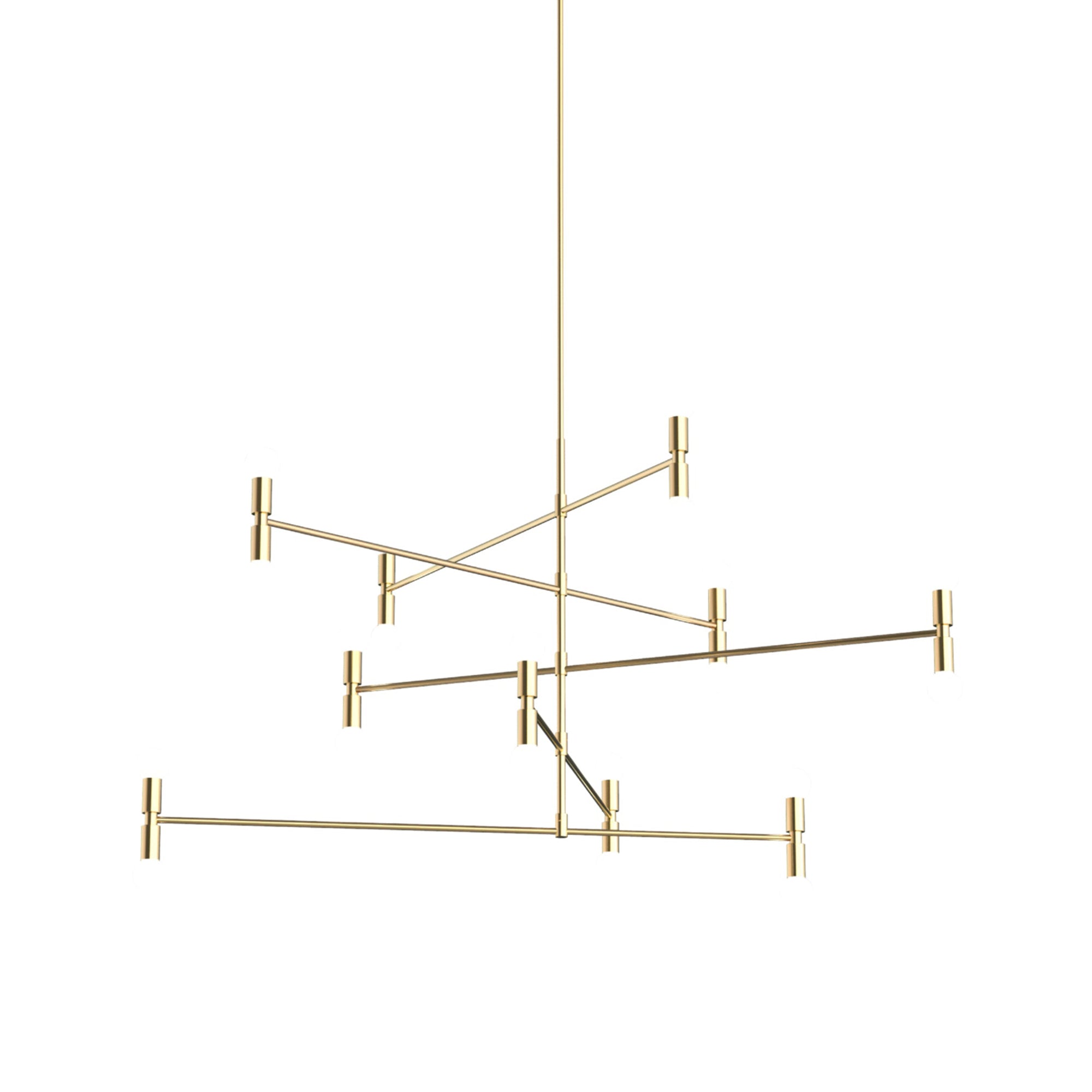 Dot 14 Pendant: Brass + Model C