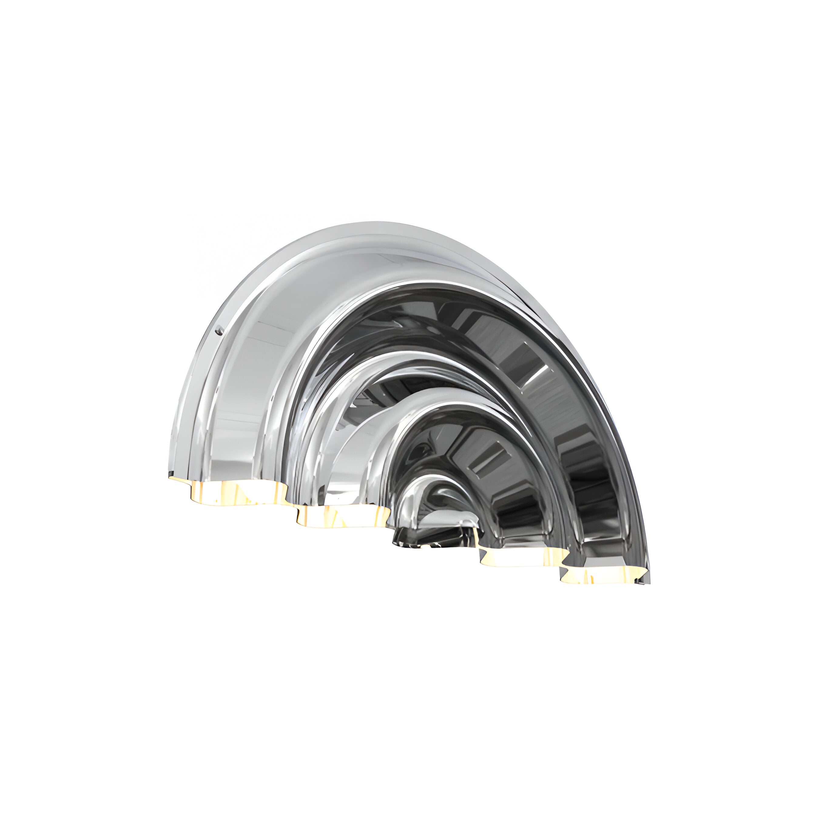 Doppler Wall Lamp: Chrome