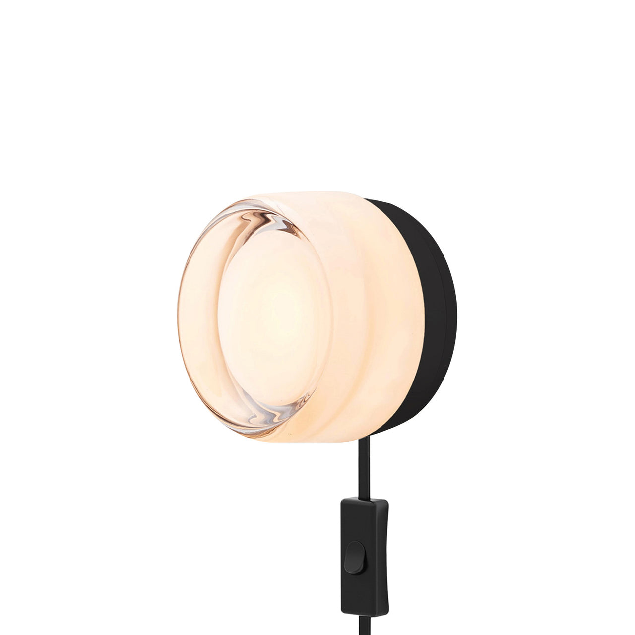 Dimple Corded: White Interior + Black Anodized