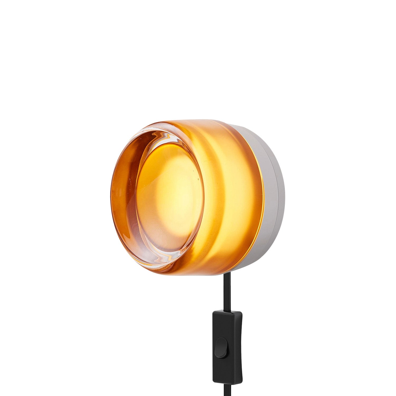 Dimple Corded: Amber + Natural Anodized