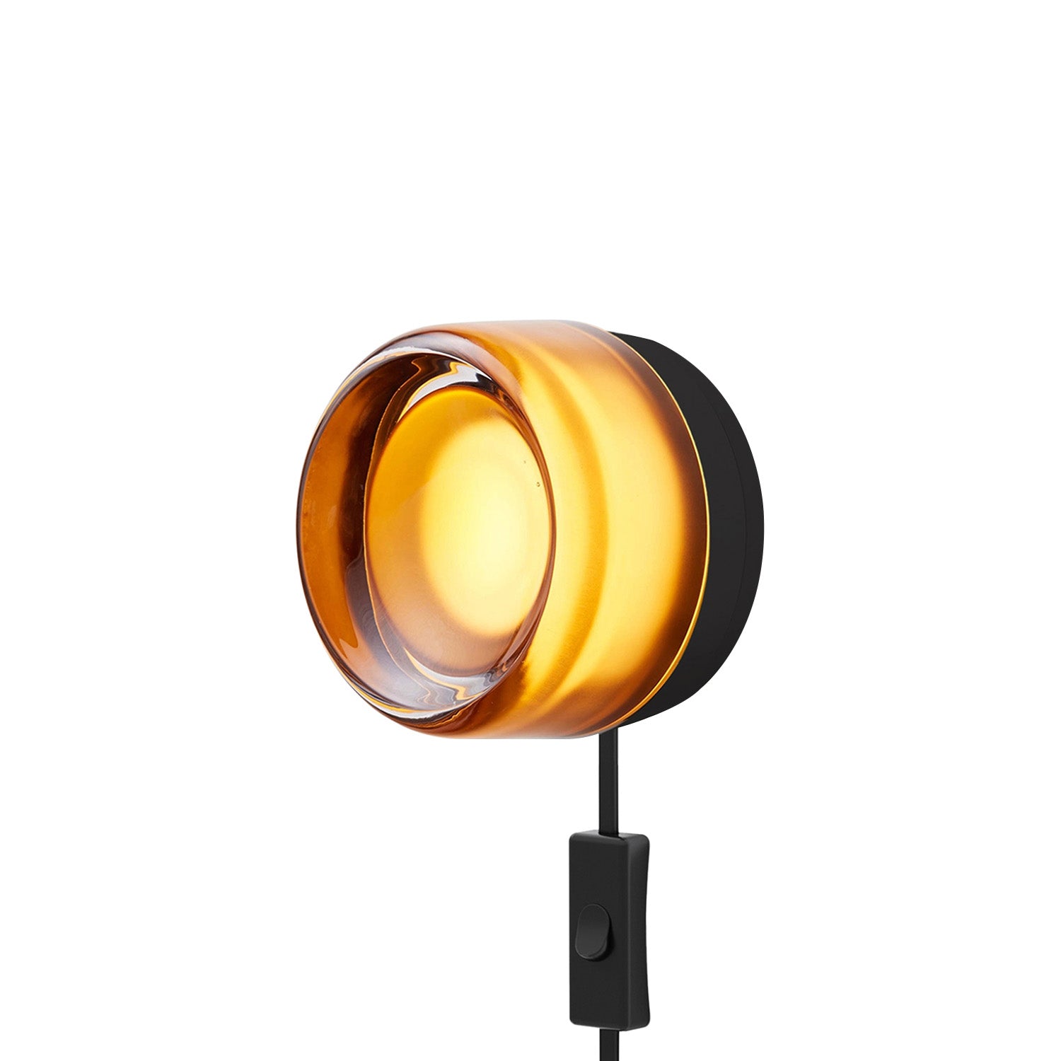 Dimple Corded: Amber + Black Anodized