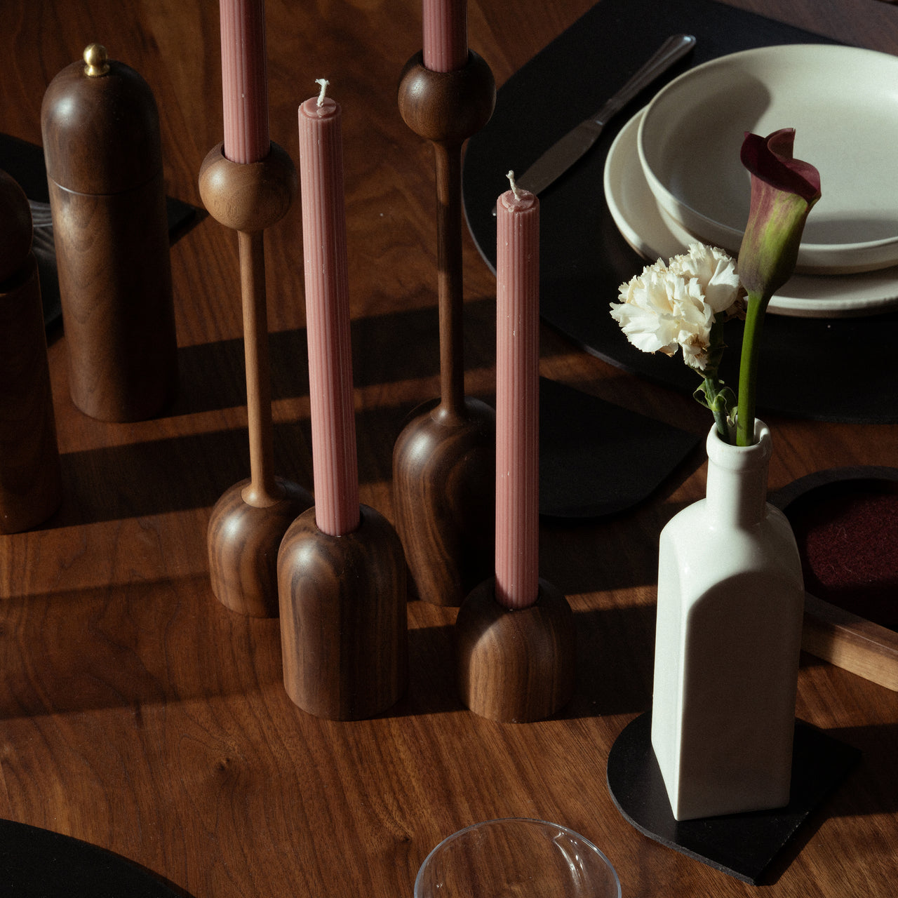 Clod Candlestick Holder Pair