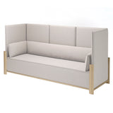 Fence 3 Seater Sofa: Pure Oak