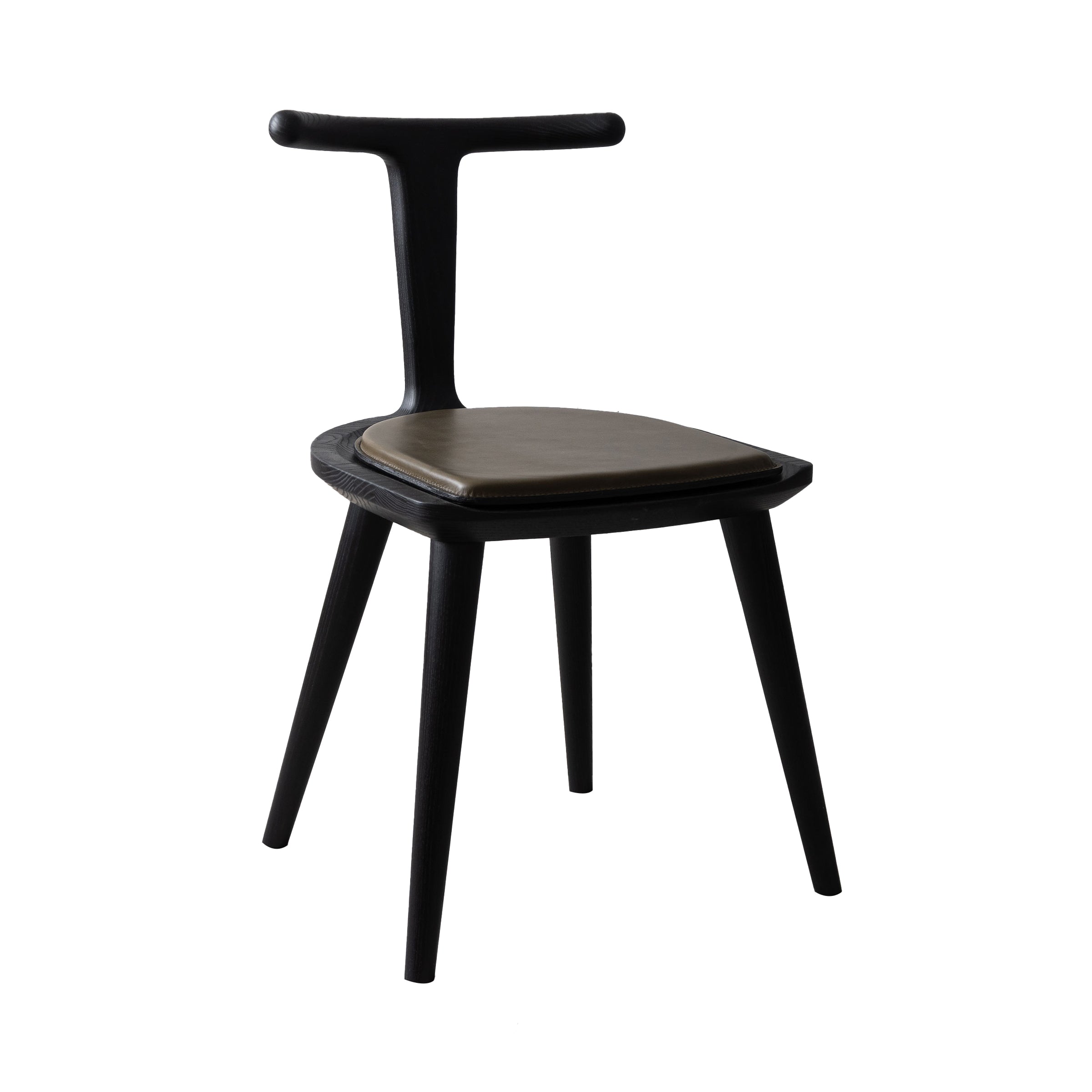 Oxbend Chair with Seatpad: 4 + Charcoal Ash + Stocked: Envy 20324