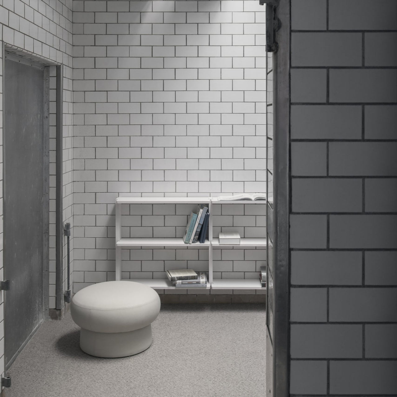 Spot Pouf: Fully Upholstered