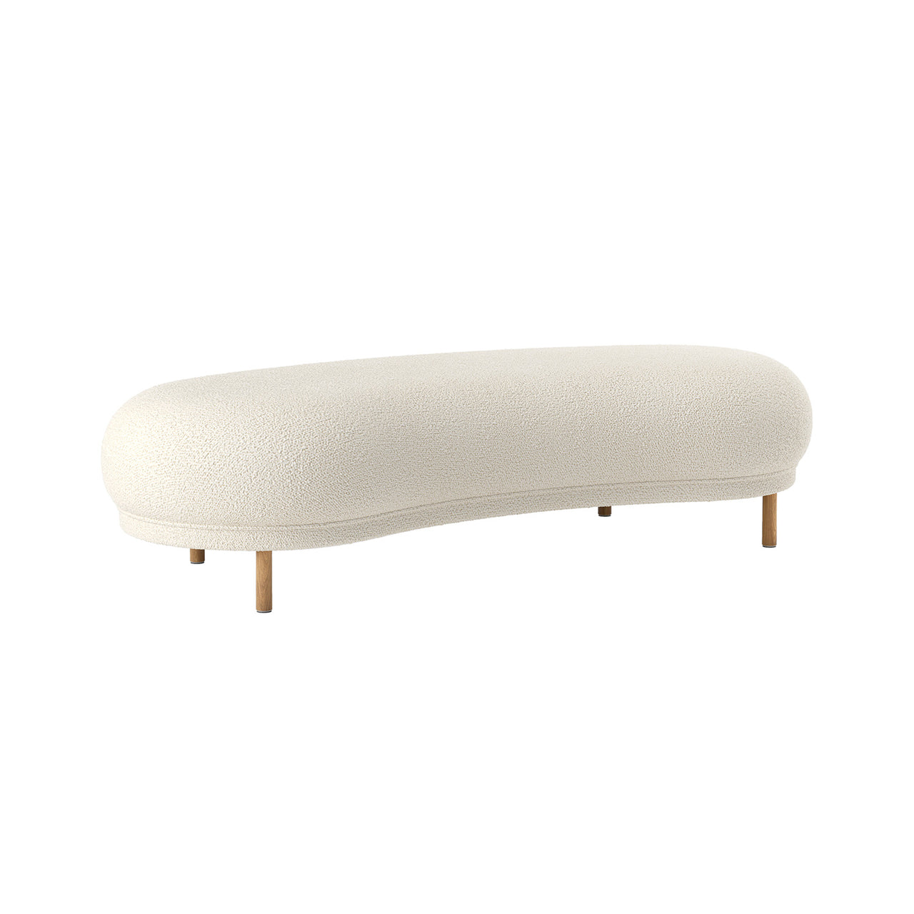 Dandy Ottoman: Natural Oak