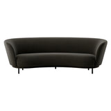 Dandy 3 Seater Sofa: Black Oak