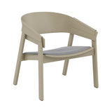 Cover Lounge Chair: Upholstered + Dark Beige