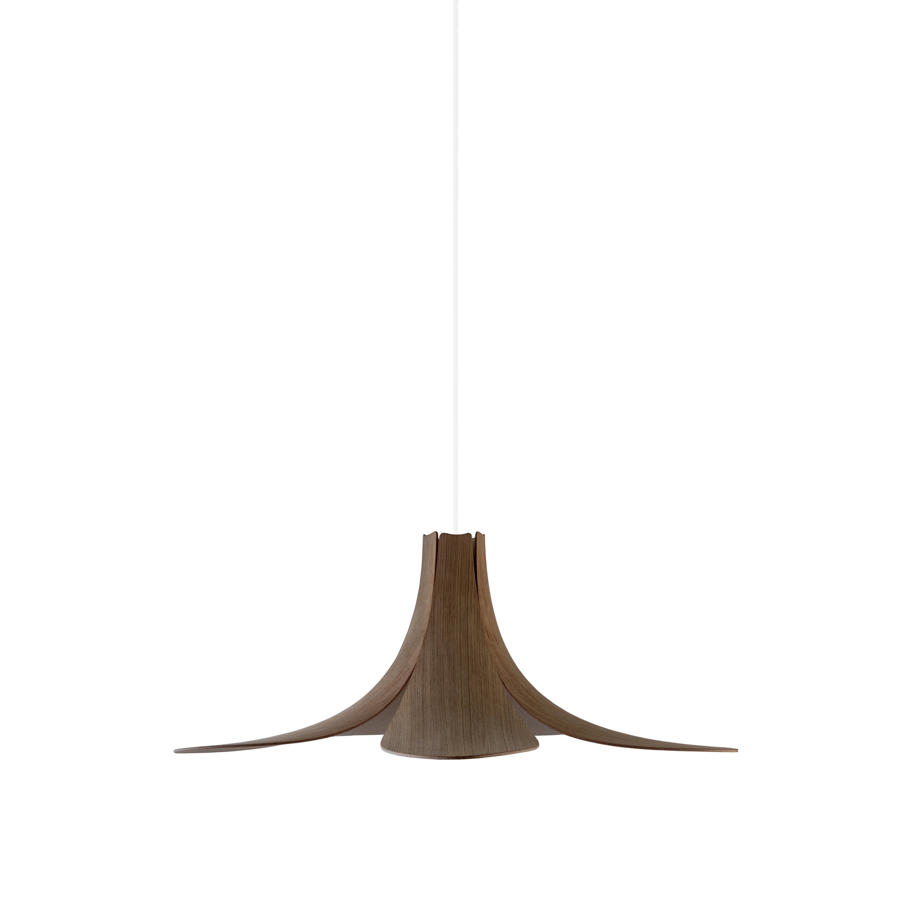 Jazz Pendant: Dark Oak + White + Plug-in