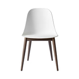 Harbour Side Chair: Wood Base + Dark Stained Oak + White