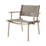 December Lounge Chair: Ash + Linen Canvas