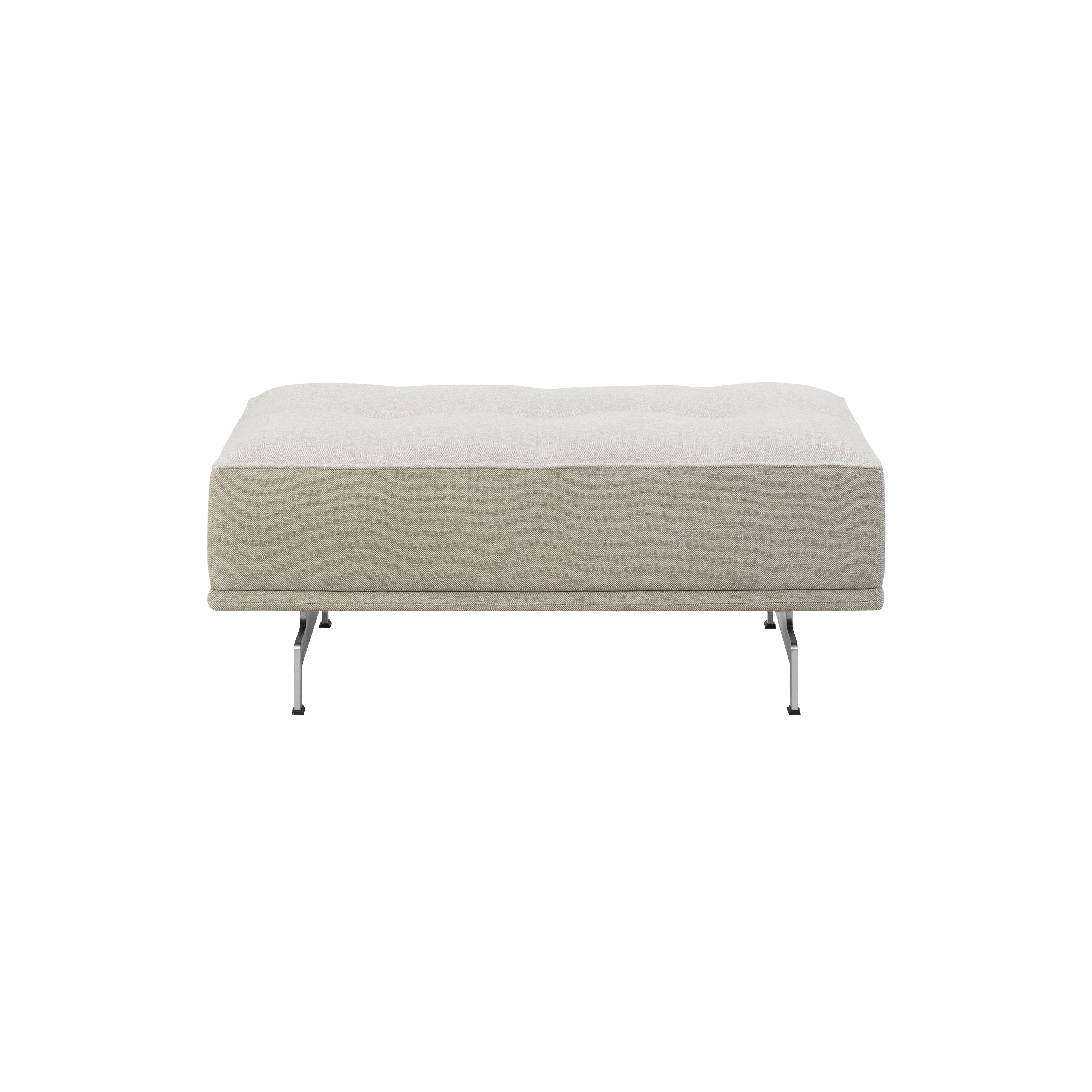 Delphi Elements: Ottoman 85 + Brushed Aluminum