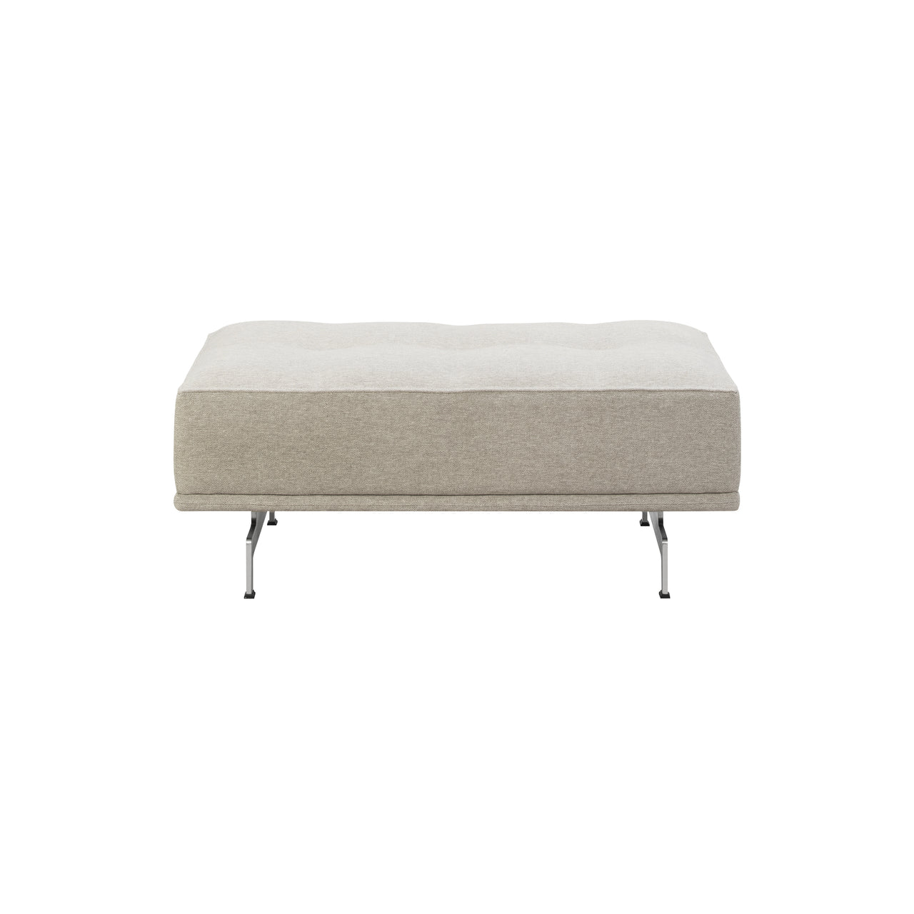 Delphi Elements: Ottoman 85 + Brushed Aluminum