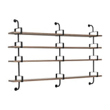 Demon Shelf: 3 Brackets + 4 Shelves + American Walnut