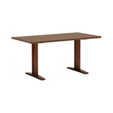 Dining Table T Base: Large + Walnut
