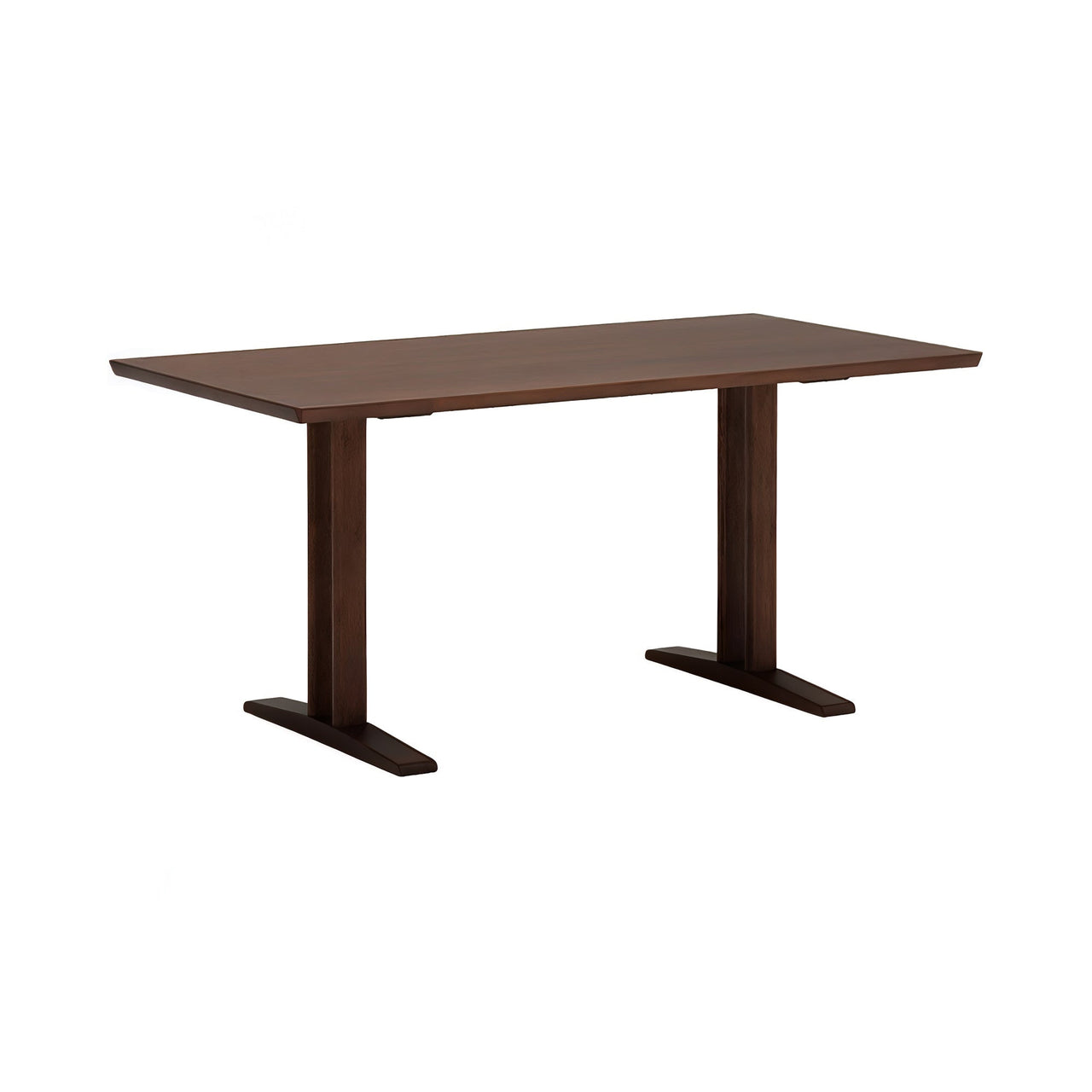 Dining Table T Base: Large + Mocha Brown