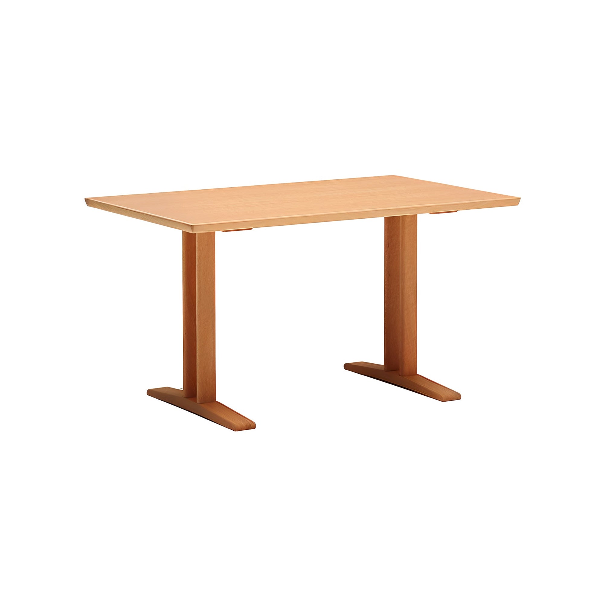 Dining Table T Base: Medium + Pure Beech