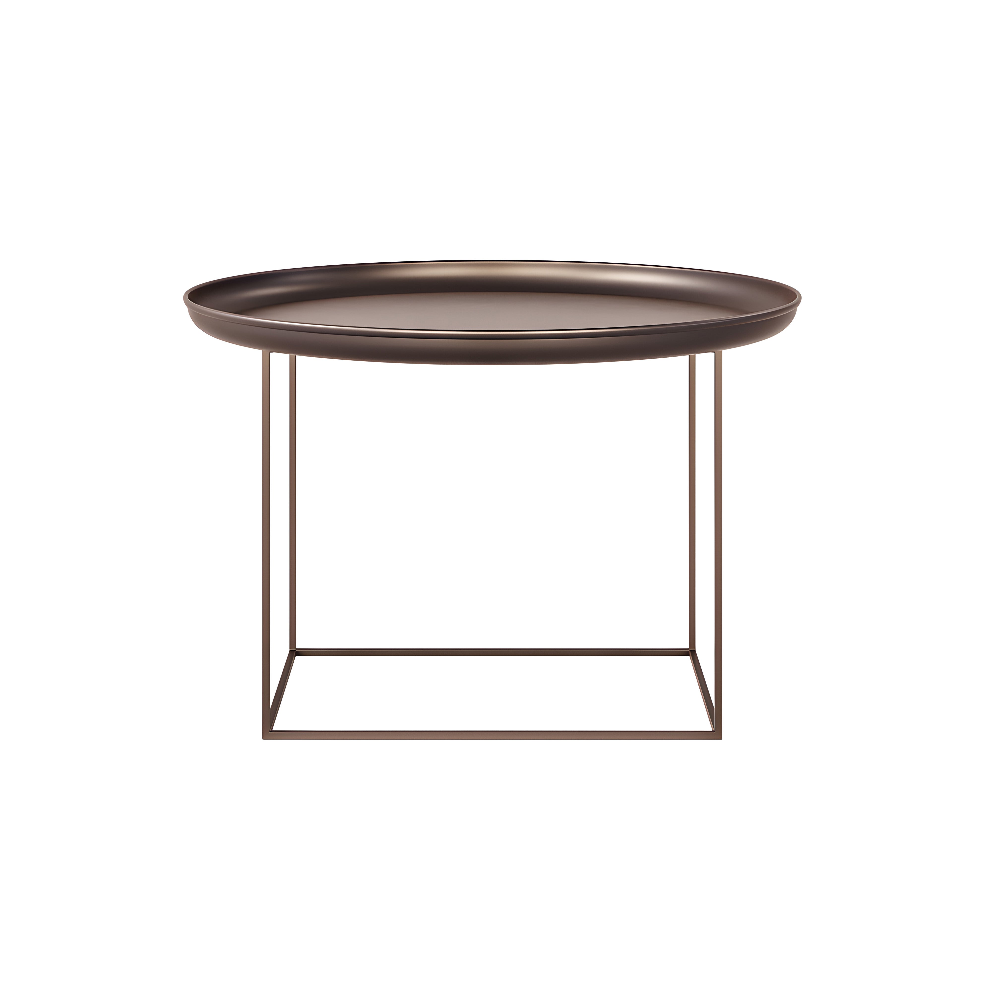 Duke Coffee Table: Medium + Bronze