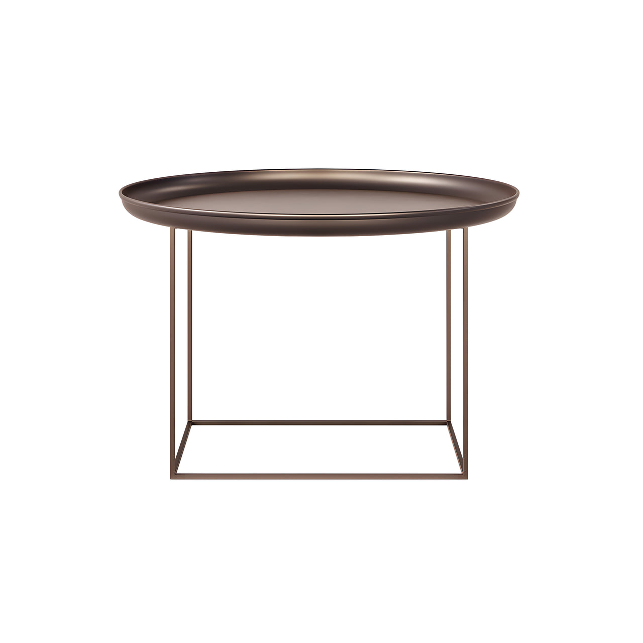 Duke Coffee Table: Medium + Bronze