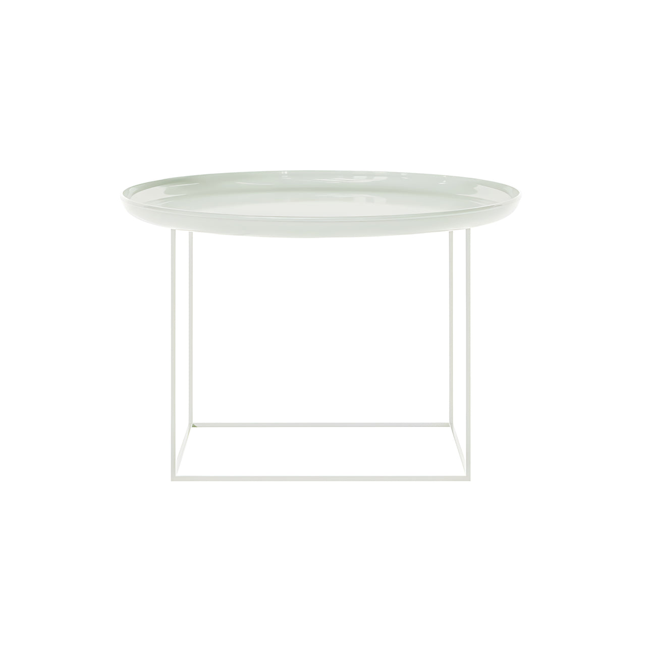 Duke Coffee Table: Medium + Lacquared Mineral