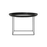 Duke Coffee Table: Medium + Lacquared Obsidian Black
