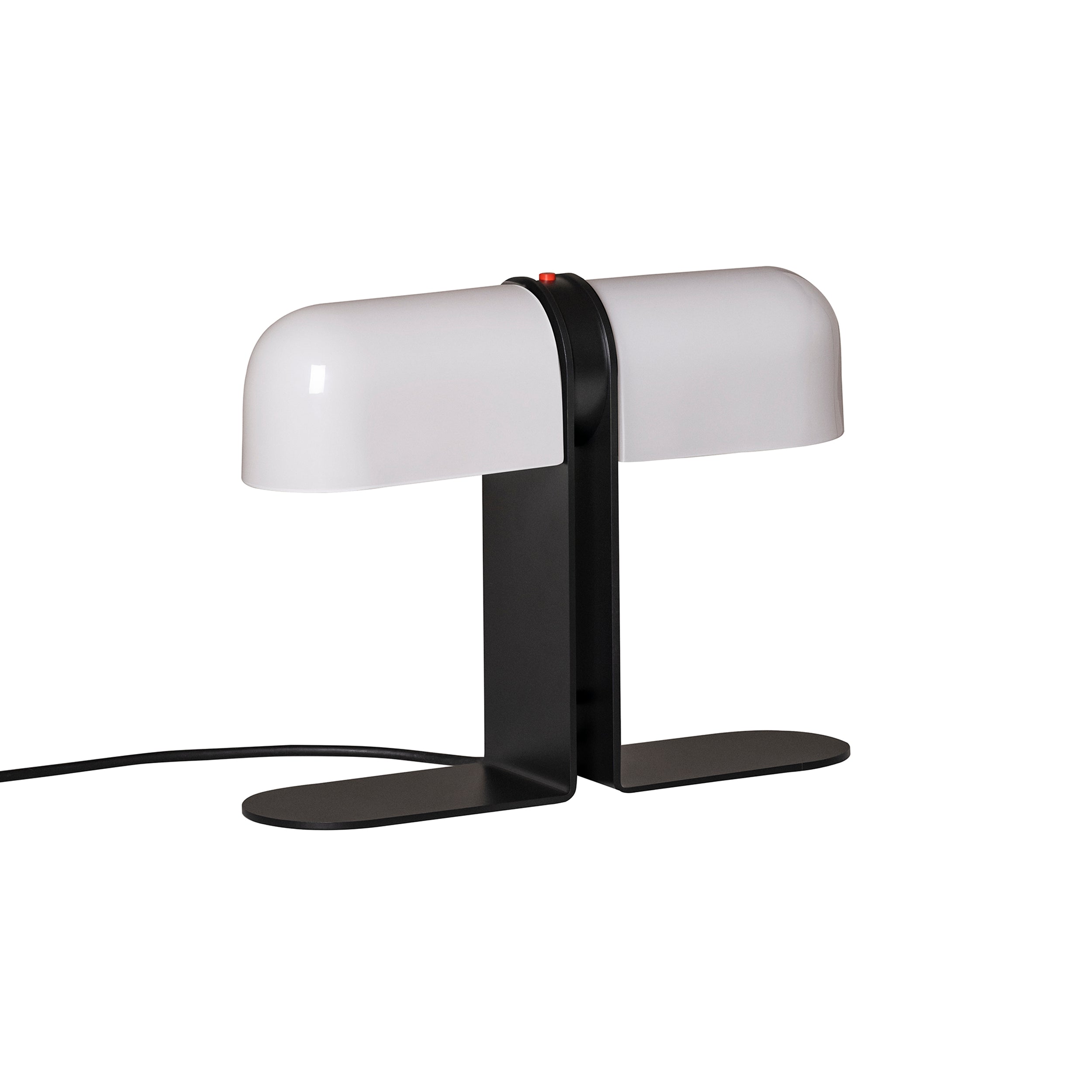 Duo Table Lamp: Translucent White