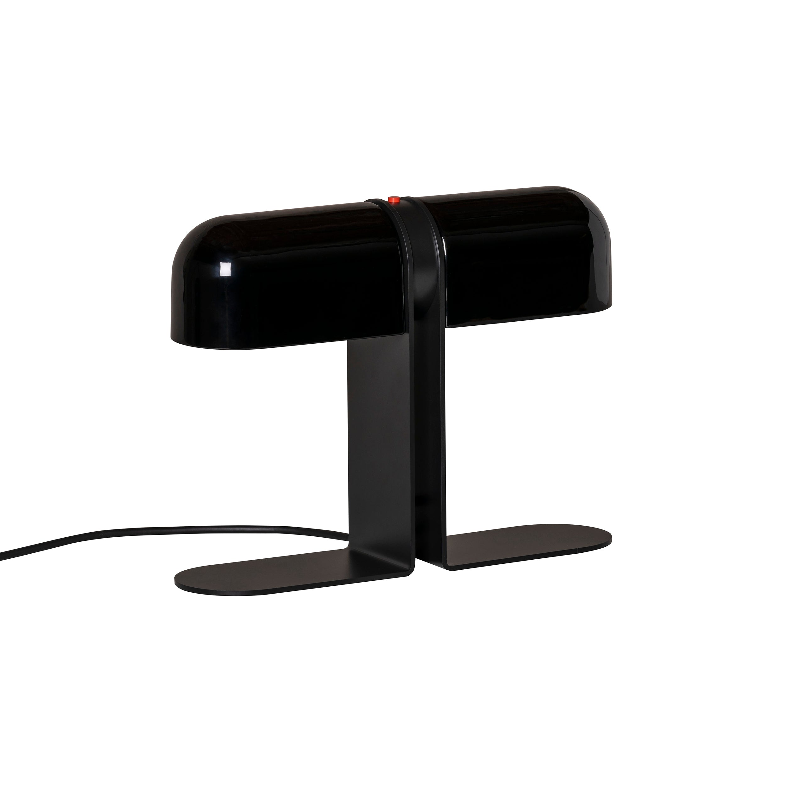 Duo Table Lamp: Opaque Black